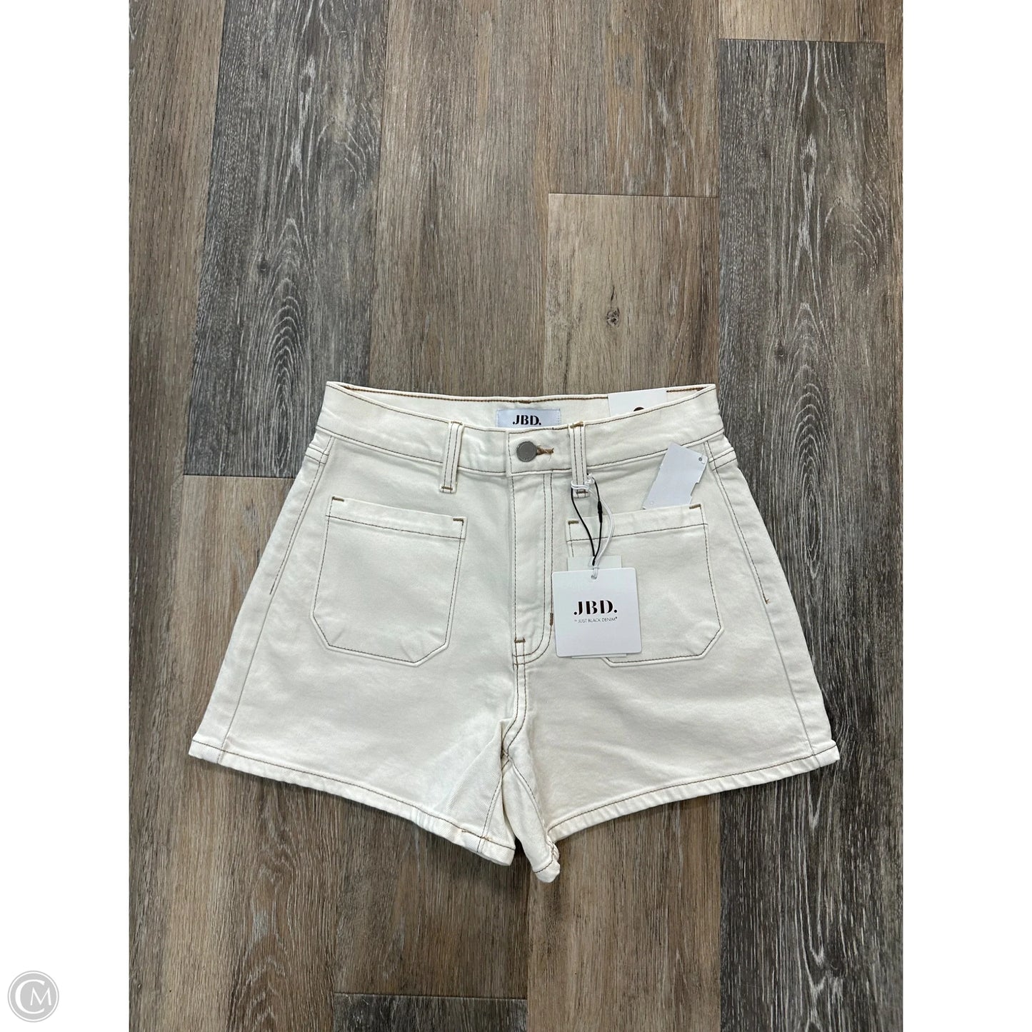 Shorts By Just Black In Cream, Size: S