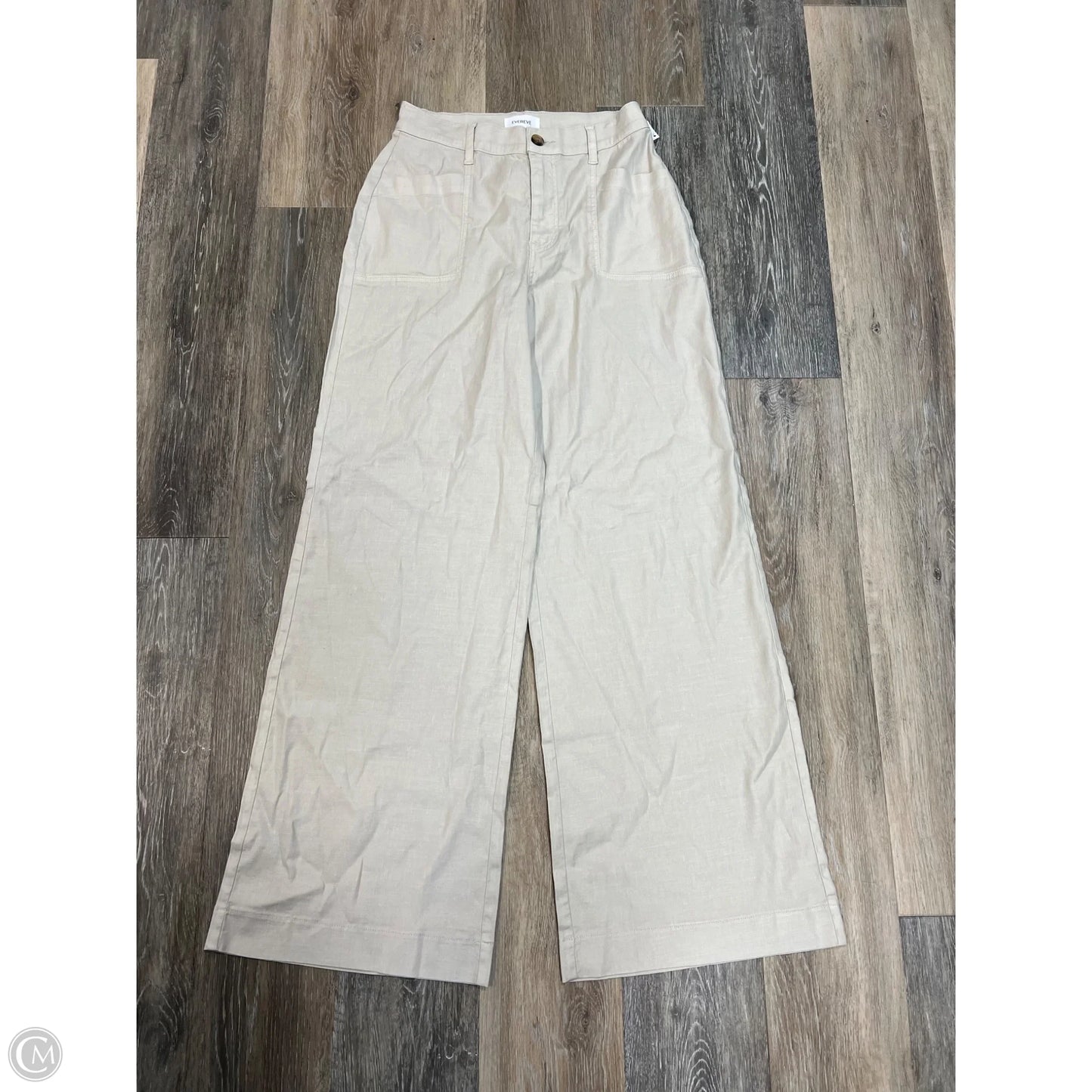 Pants Wide Leg By Evereve In Cream, Size: 4