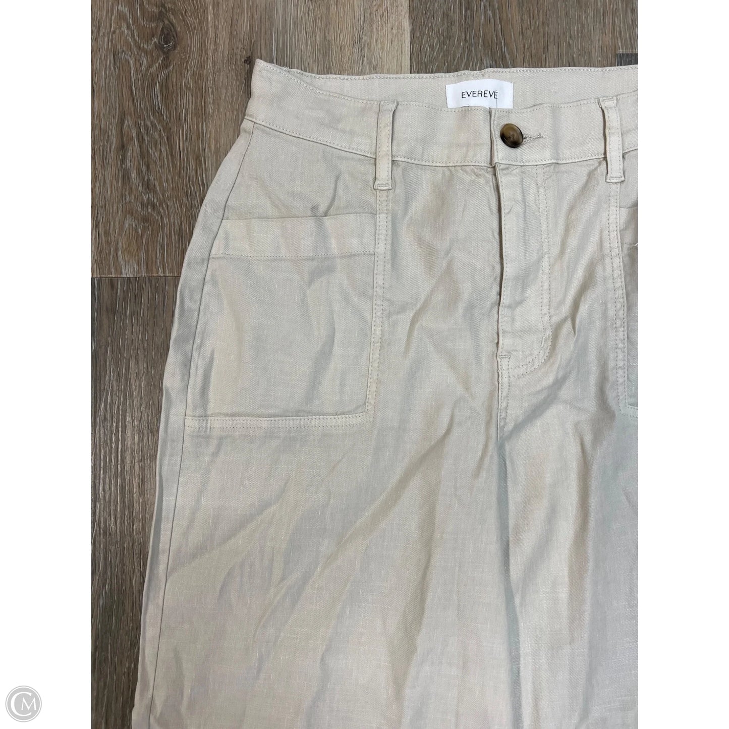 Pants Wide Leg By Evereve In Cream, Size: 4