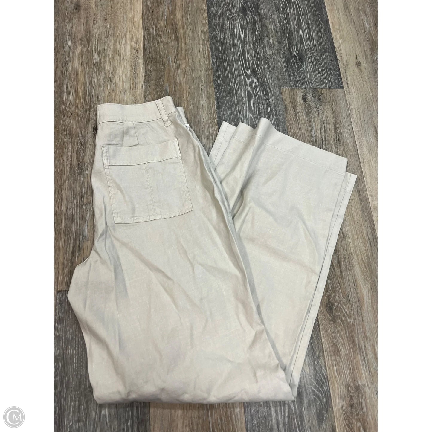 Pants Wide Leg By Evereve In Cream, Size: 4