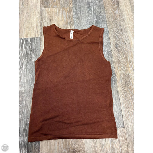 Tank Top By Be Cool In Brown, Size: S
