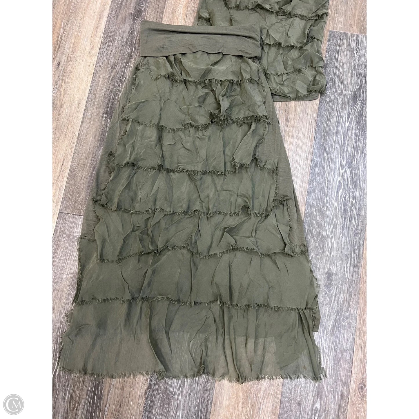 Skirt Set 2pc By Made in Italy In Green, Size: S