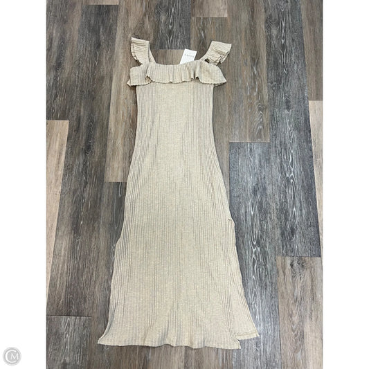 Dress Casual Maxi By Project Social Tee In Cream, Size: S