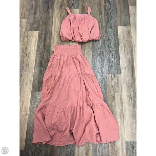 Skirt Set 2pc By Indie Blue In Pink, Size: Xs/S