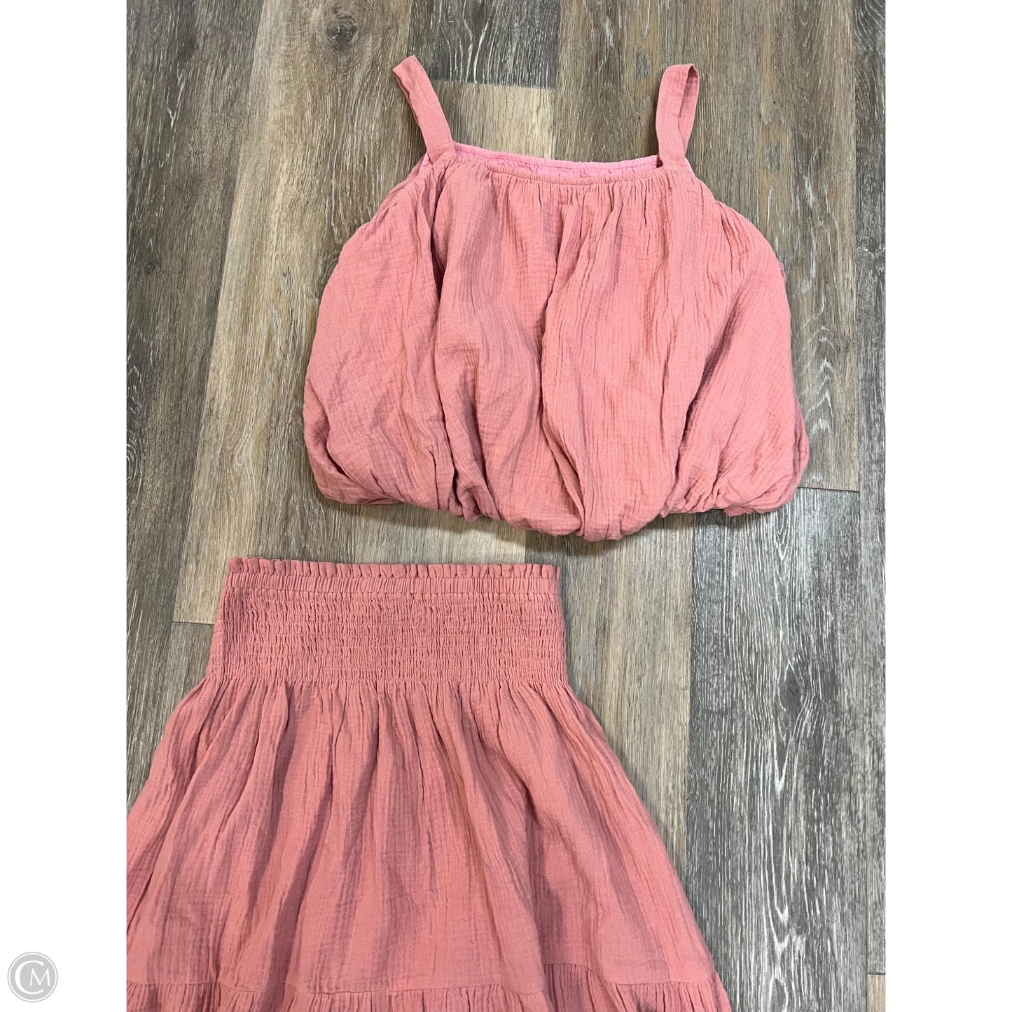 Skirt Set 2pc By Indie Blue In Pink, Size: Xs/S