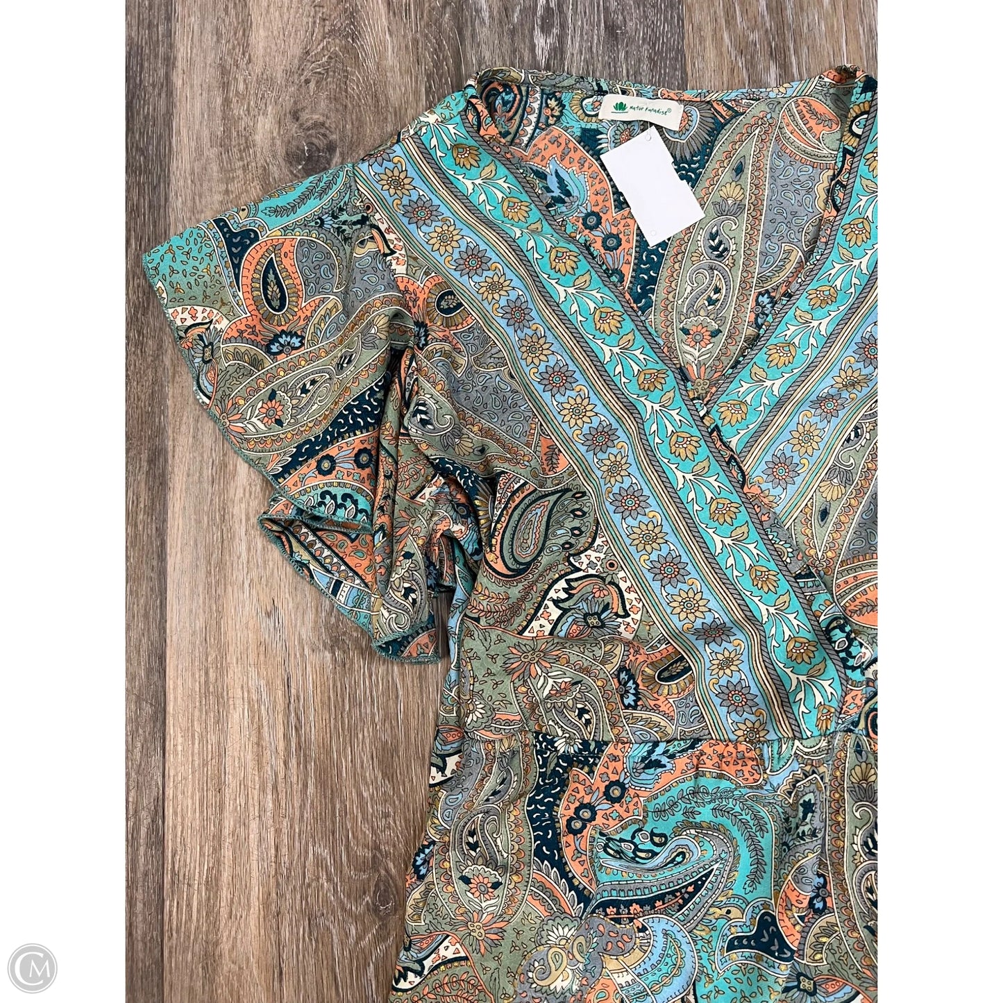 Dress Casual Maxi By Natur Paradise In Multi-colored, Size: S