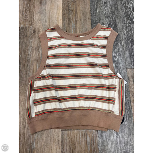 Tank Top By We The Free In Striped Pattern, Size: L