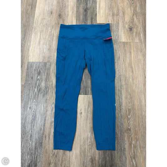 Athletic Leggings By Lululemon In Blue, Size: 8