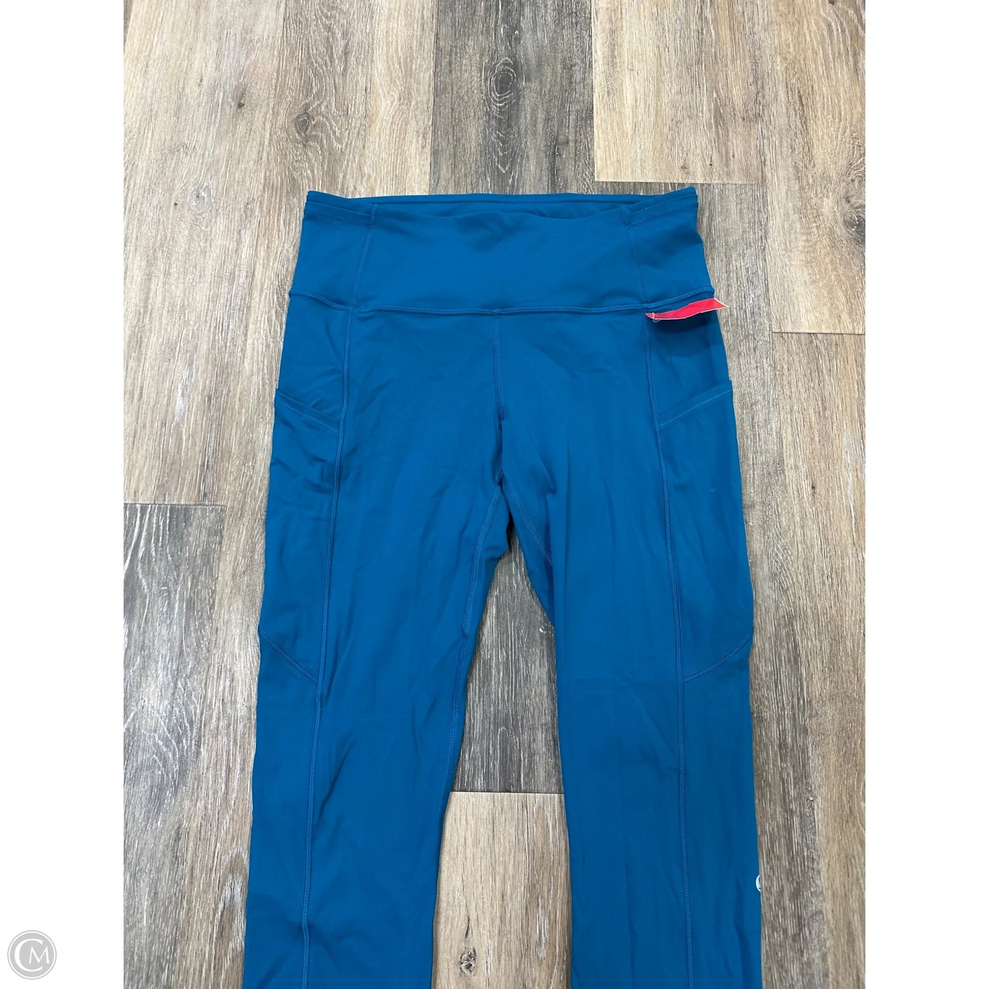 Athletic Leggings By Lululemon In Blue, Size: 8