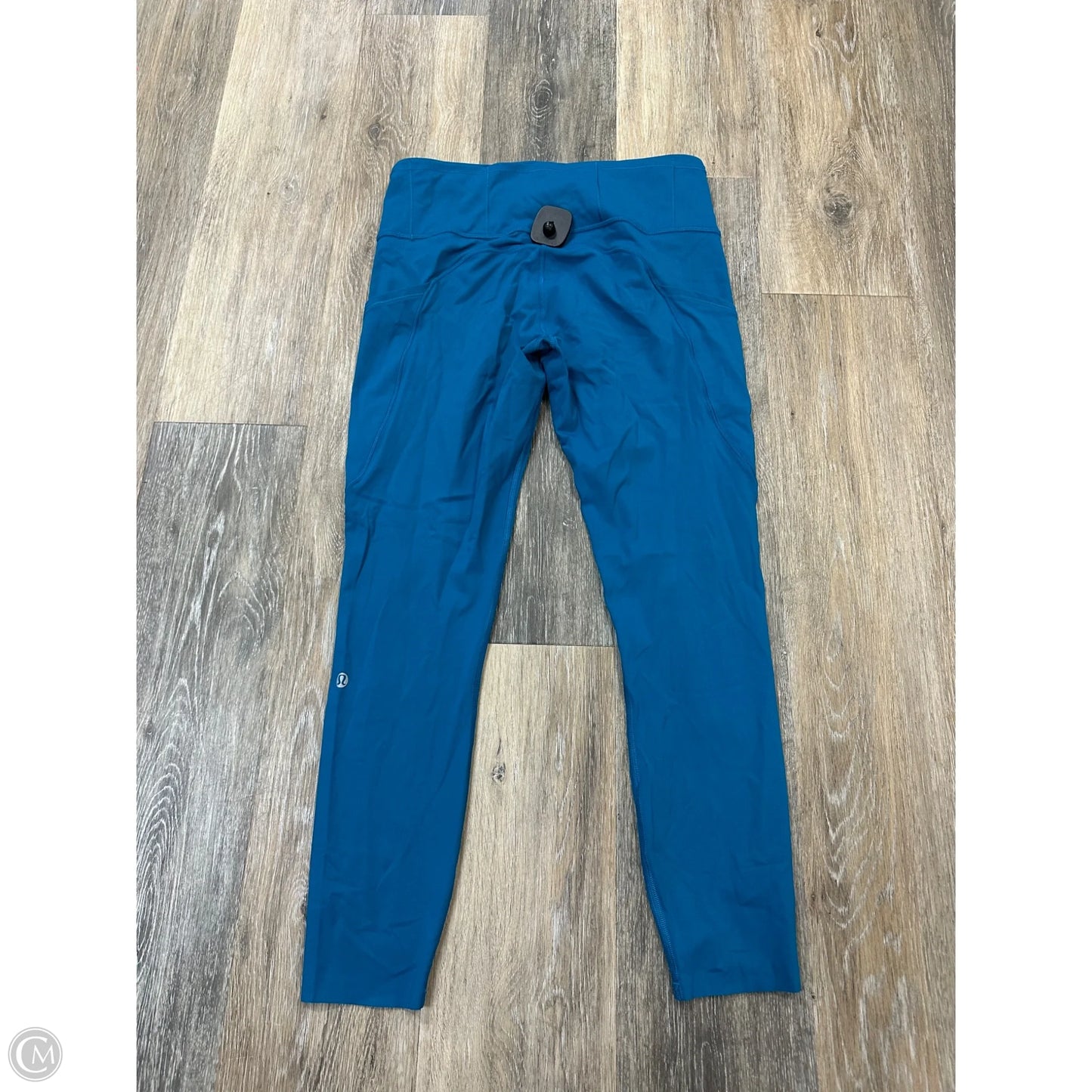 Athletic Leggings By Lululemon In Blue, Size: 8