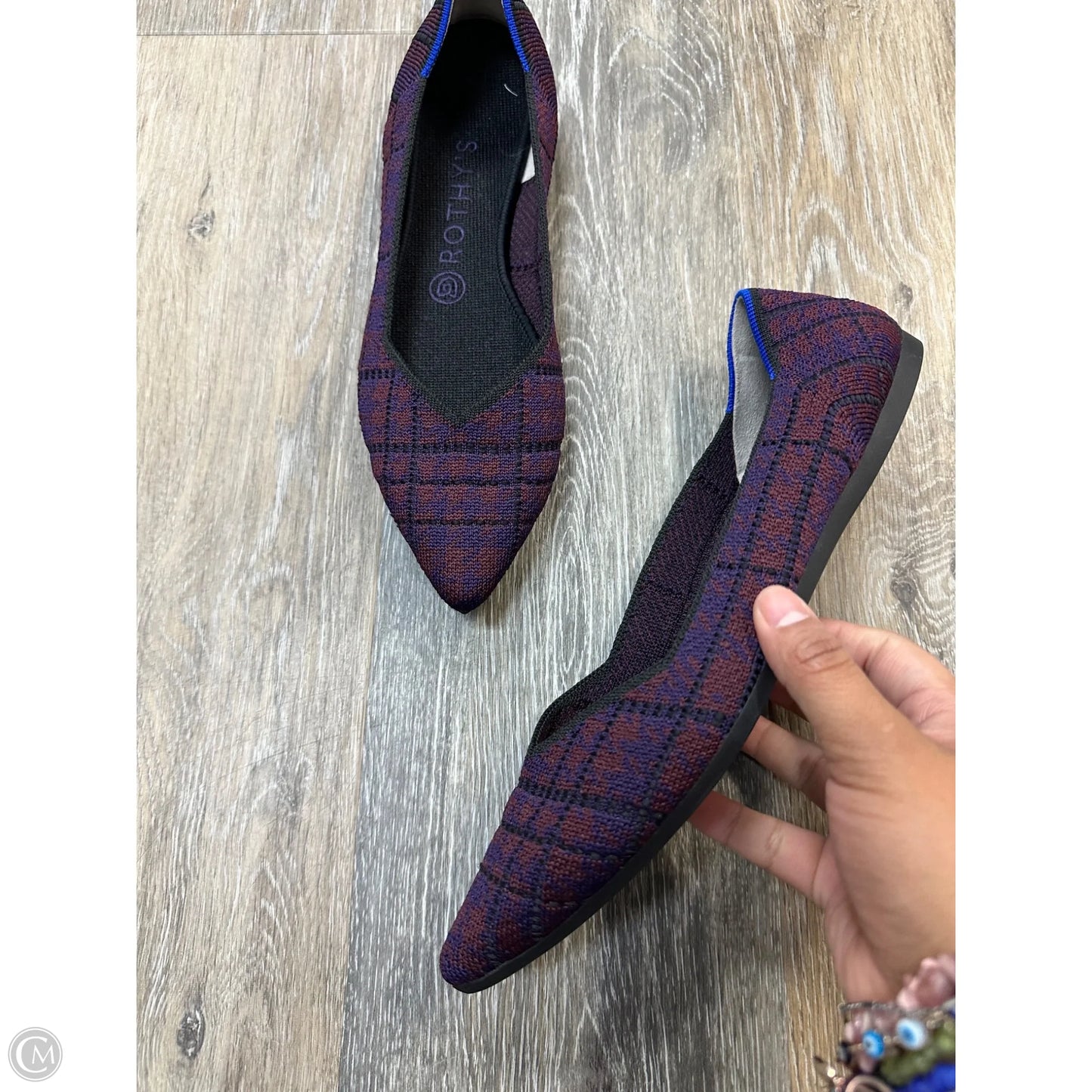 Shoes Flats By Rothys In Purple, Size: 8.5