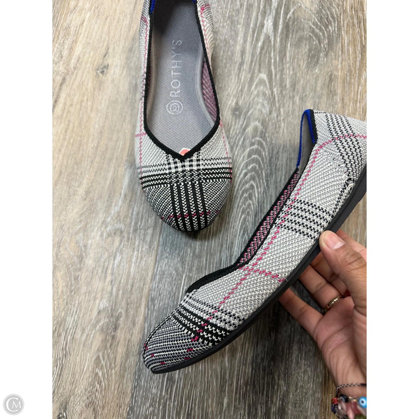 Shoes Flats By Rothys In Grey, Size: 8