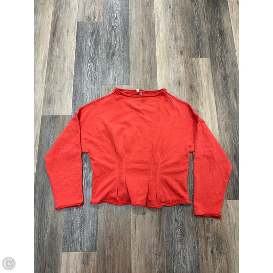 Blouse Long Sleeve By Pilcro In Orange, Size: Xl