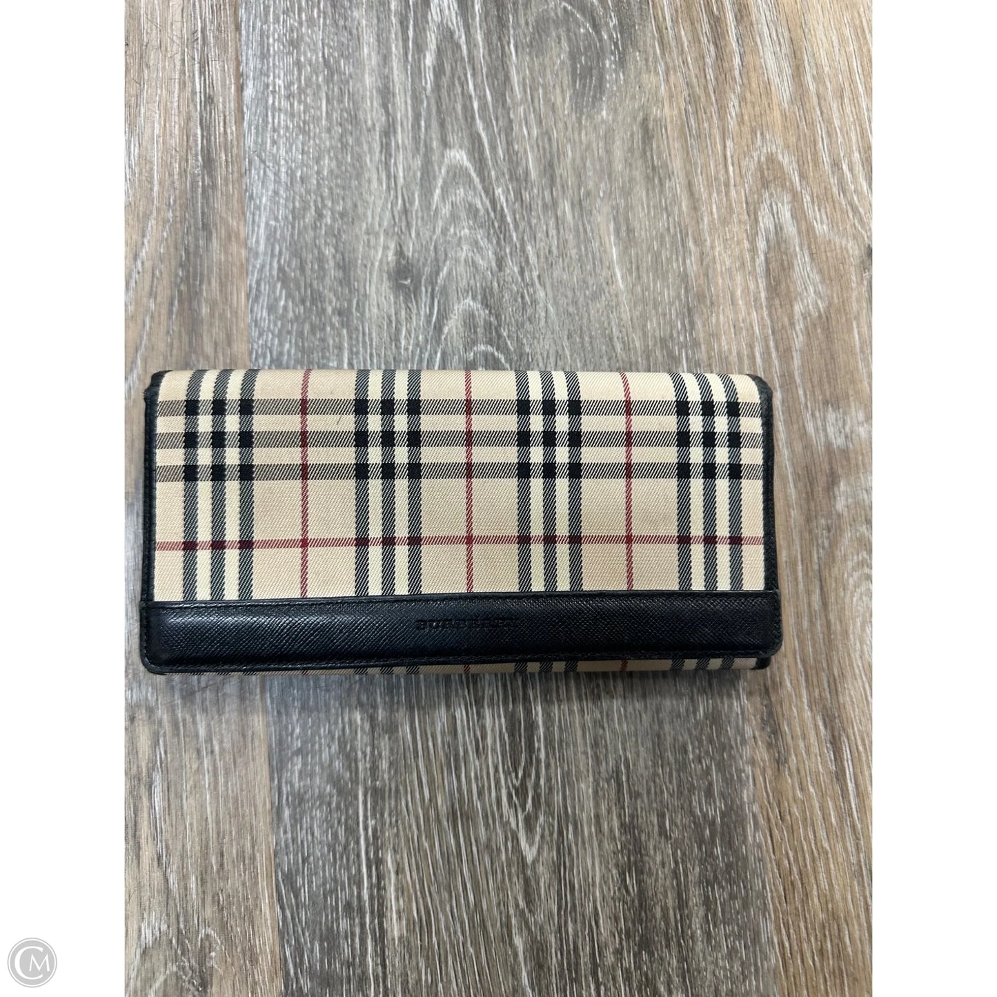 Wallet Luxury Designer By Burberry, Size: Medium