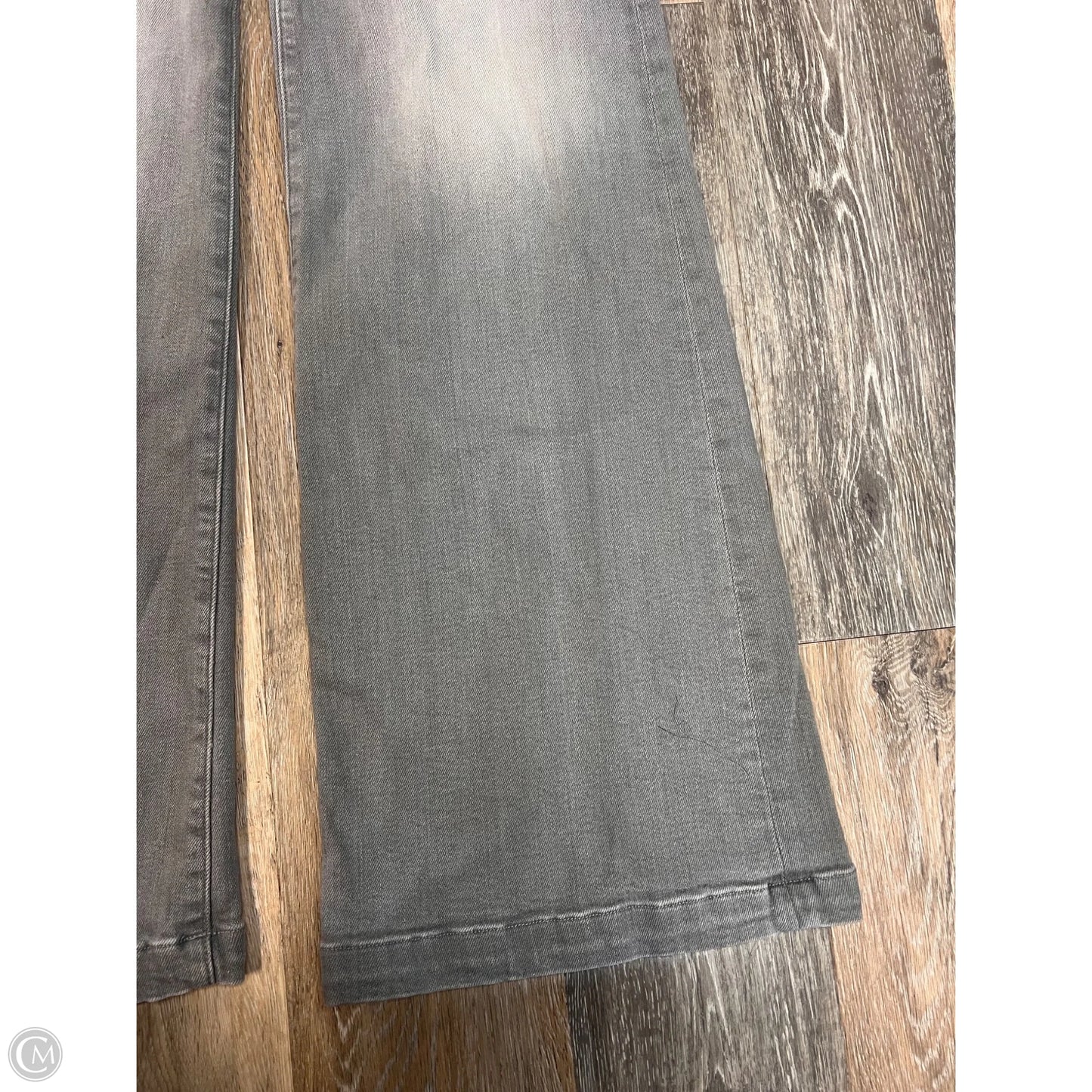 Jeans Wide Leg By Mother In Grey Denim, Size: 2/26