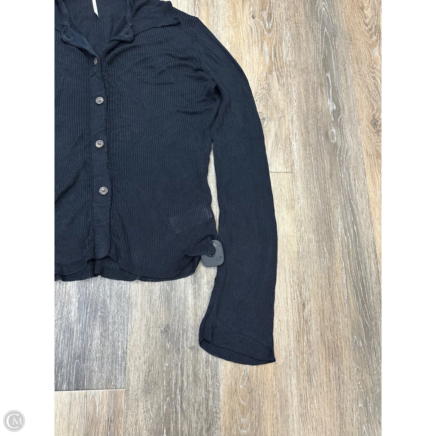 Top Long Sleeve By Free People In Black, Size: S