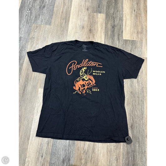 Top Short Sleeve By Pendleton In Black, Size: Xxl