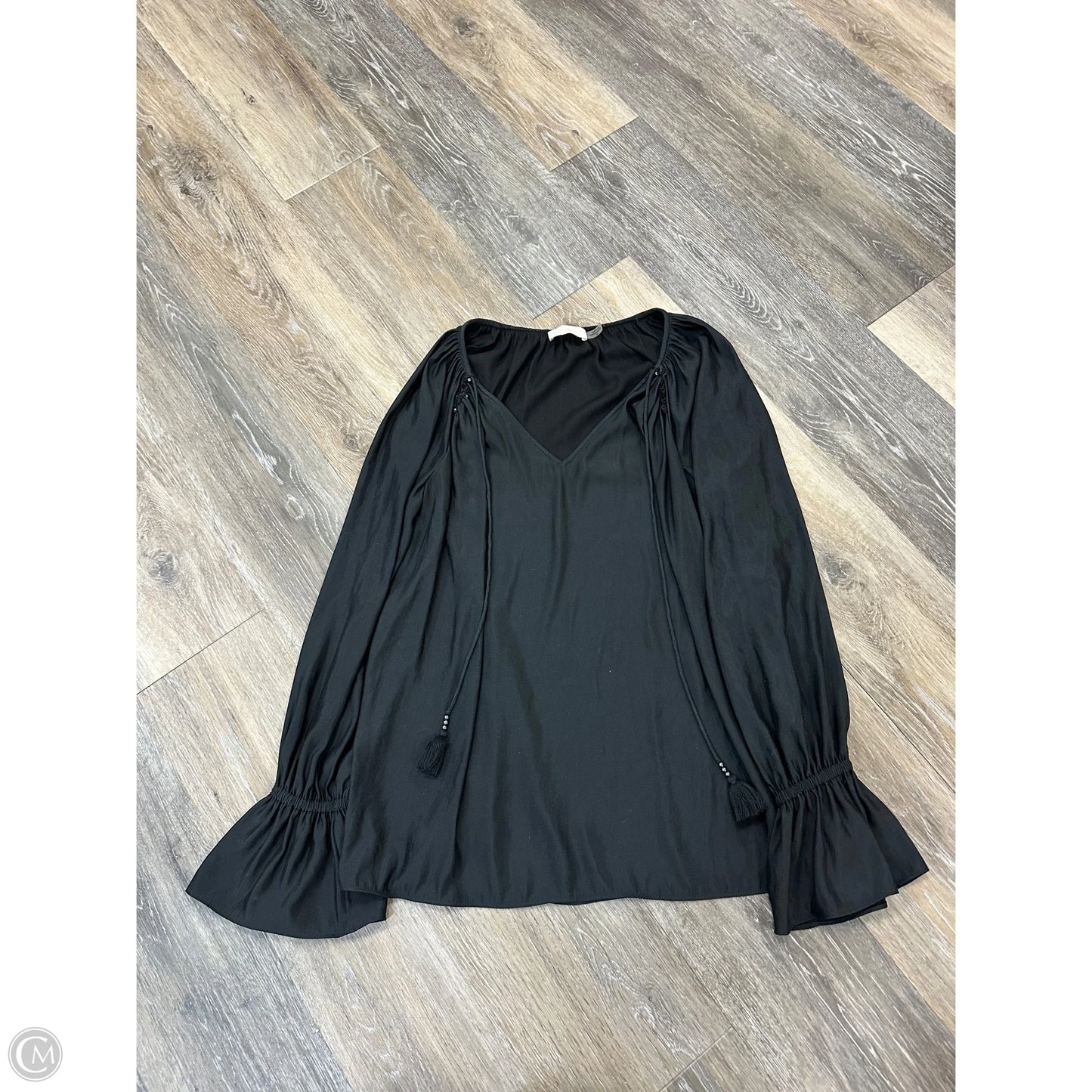 Blouse Long Sleeve By Ramy Brook In Black, Size: S