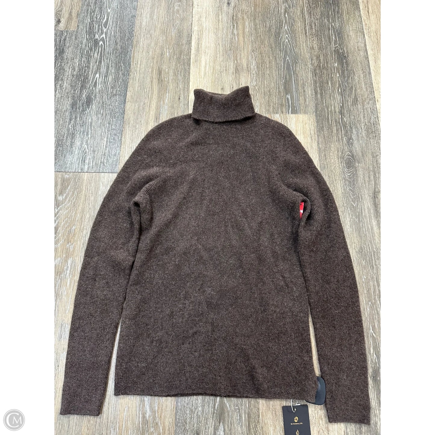 Sweater Cashmere By Real Silk Real Life In Brown, Size: S