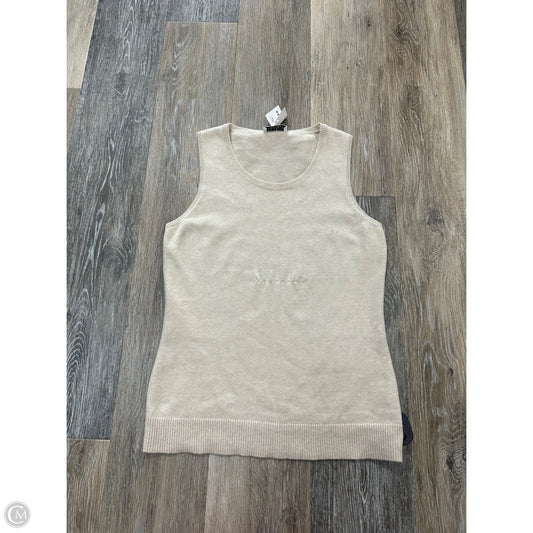 Tank Top Designer By Brunello Cucinelli In Cream, Size: S