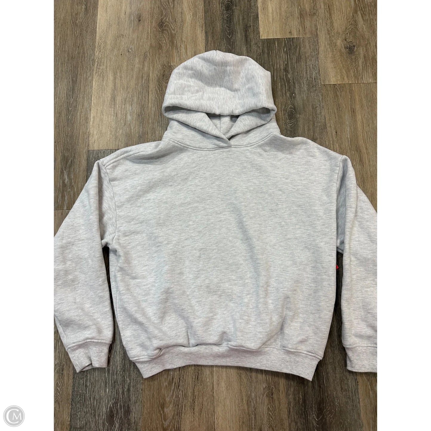 Sweatshirt Hoodie By Lazy Sunday In Grey, Size: S
