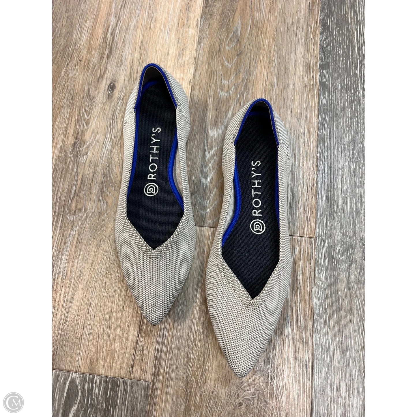 Shoes Flats By Rothys In Grey, Size: 8
