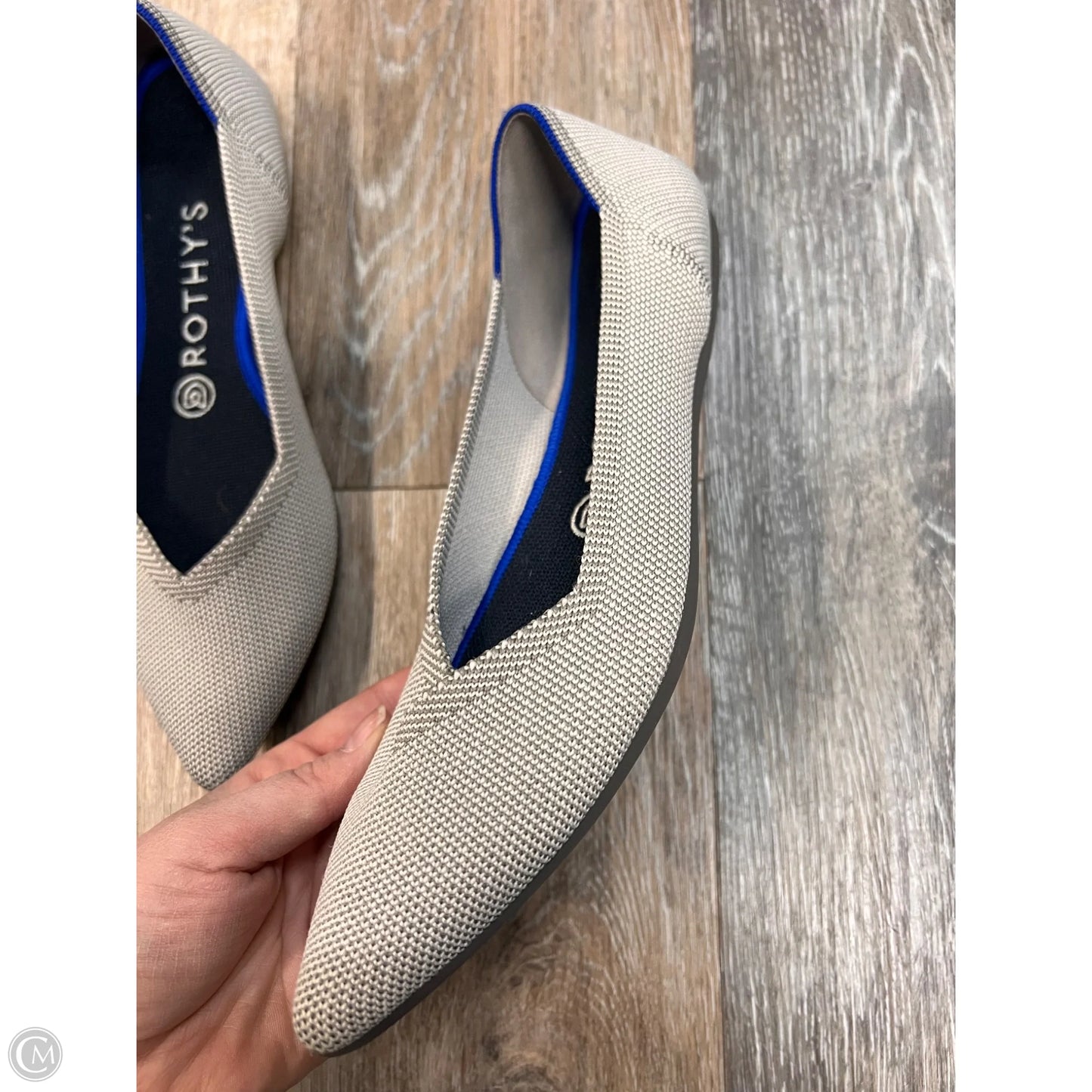 Shoes Flats By Rothys In Grey, Size: 8