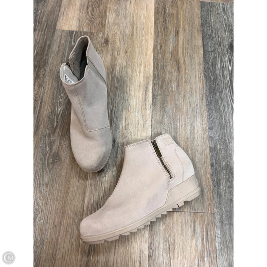 Boots Ankle Heels By Sorel In Grey, Size: 11