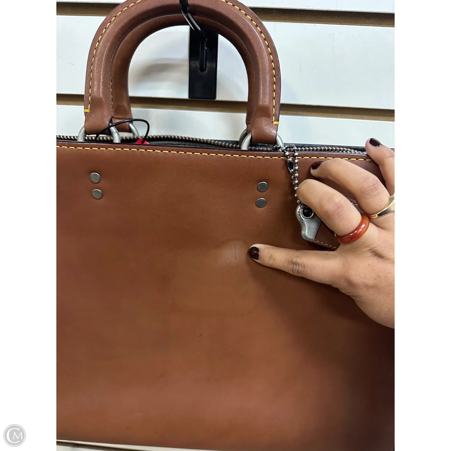 Tote Designer By Coach, Size: Large