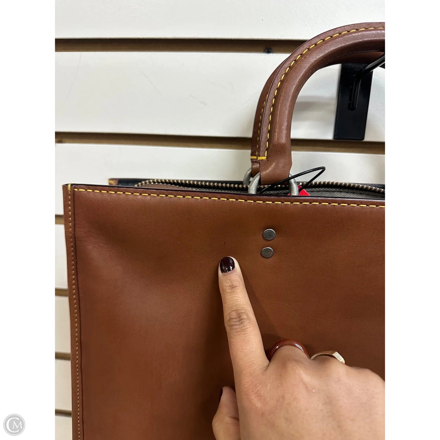 Tote Designer By Coach, Size: Large