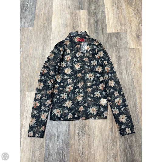 Top Long Sleeve By New In In Floral Print, Size: L