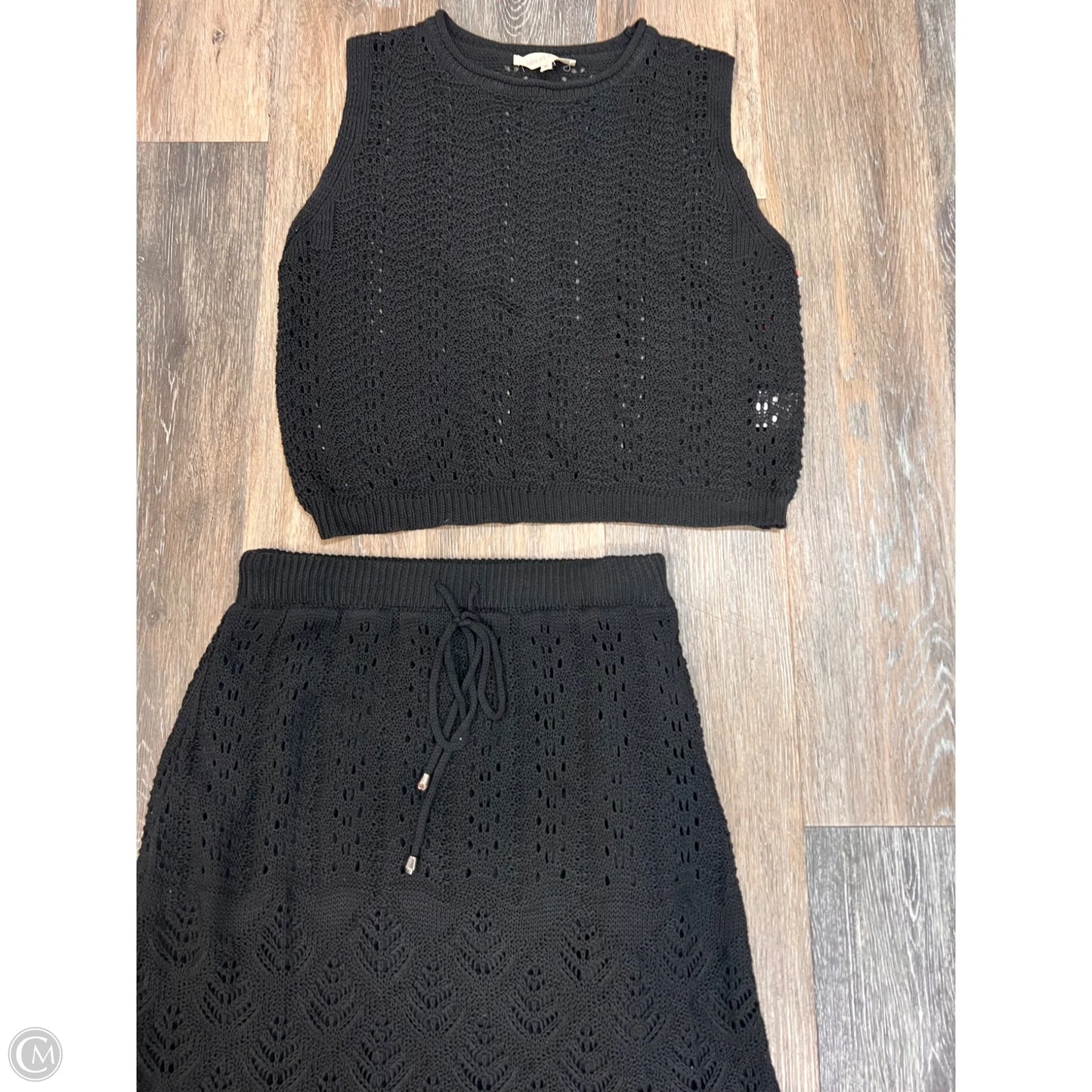 Skirt Set 2pc By Solitaire In Black, Size: M