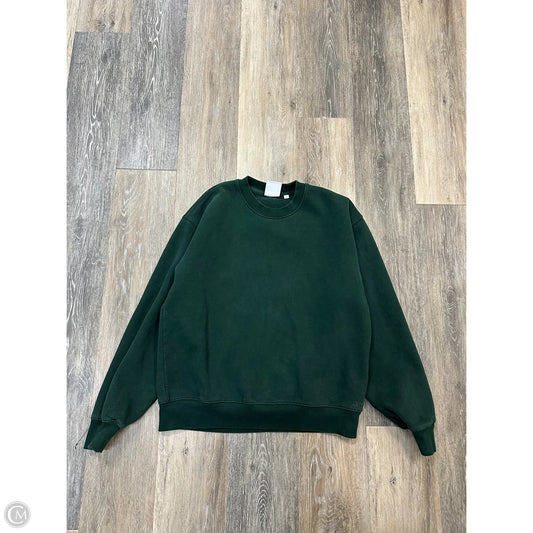 Athletic Sweatshirt Crewneck By Aritzia In Green, Size: S