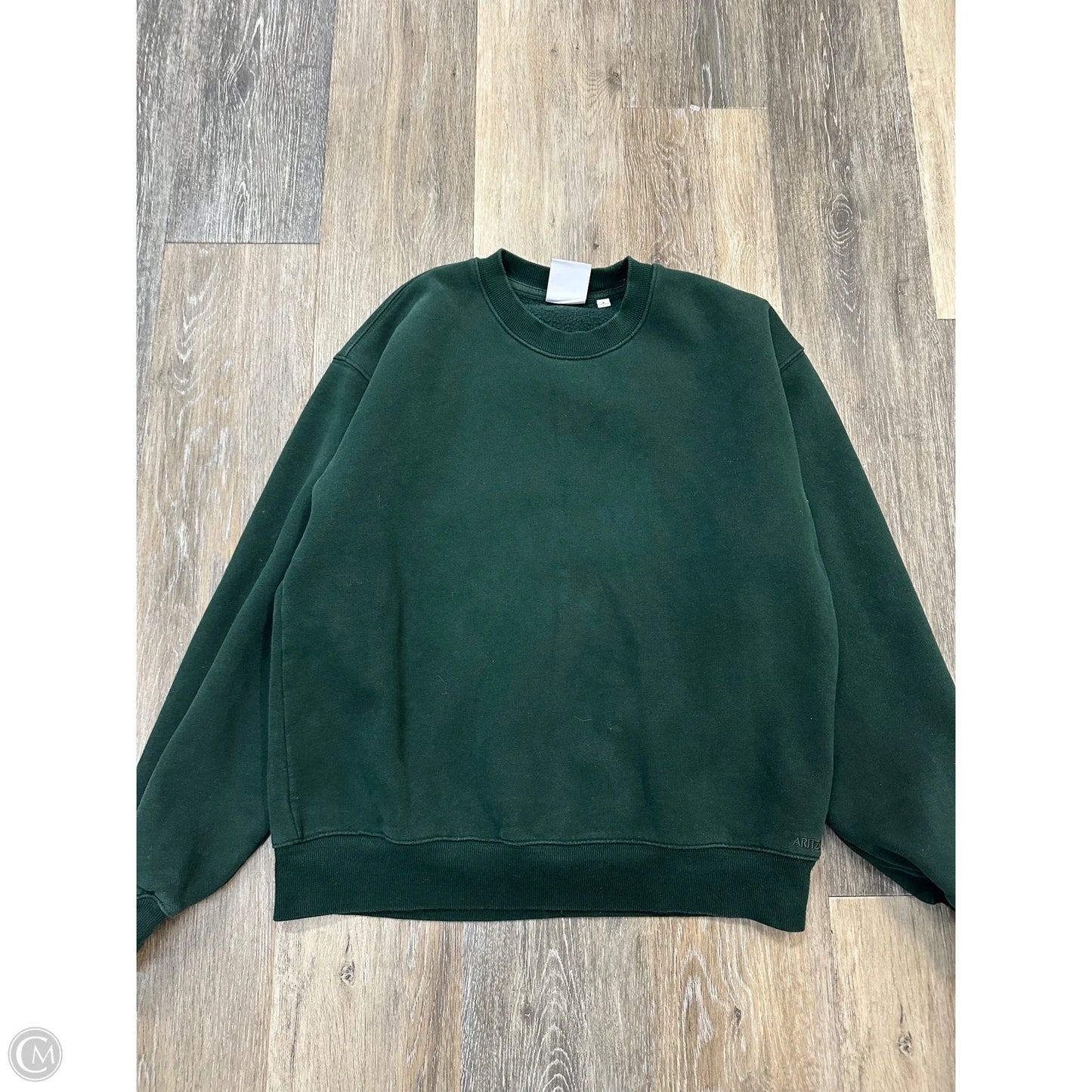 Athletic Sweatshirt Crewneck By Aritzia In Green, Size: S