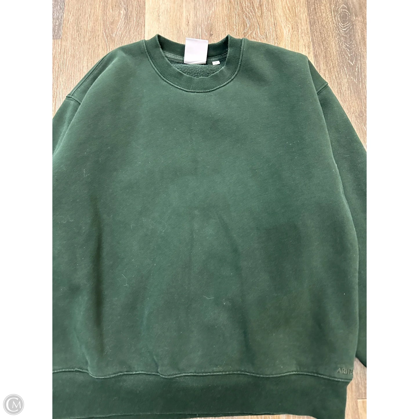 Athletic Sweatshirt Crewneck By Aritzia In Green, Size: S