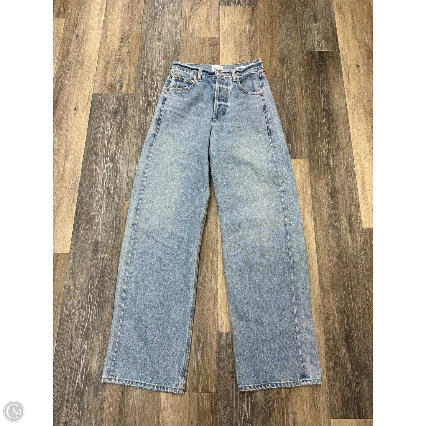 Jeans Straight By Citizens Of Humanity In Blue Denim, Size: 0