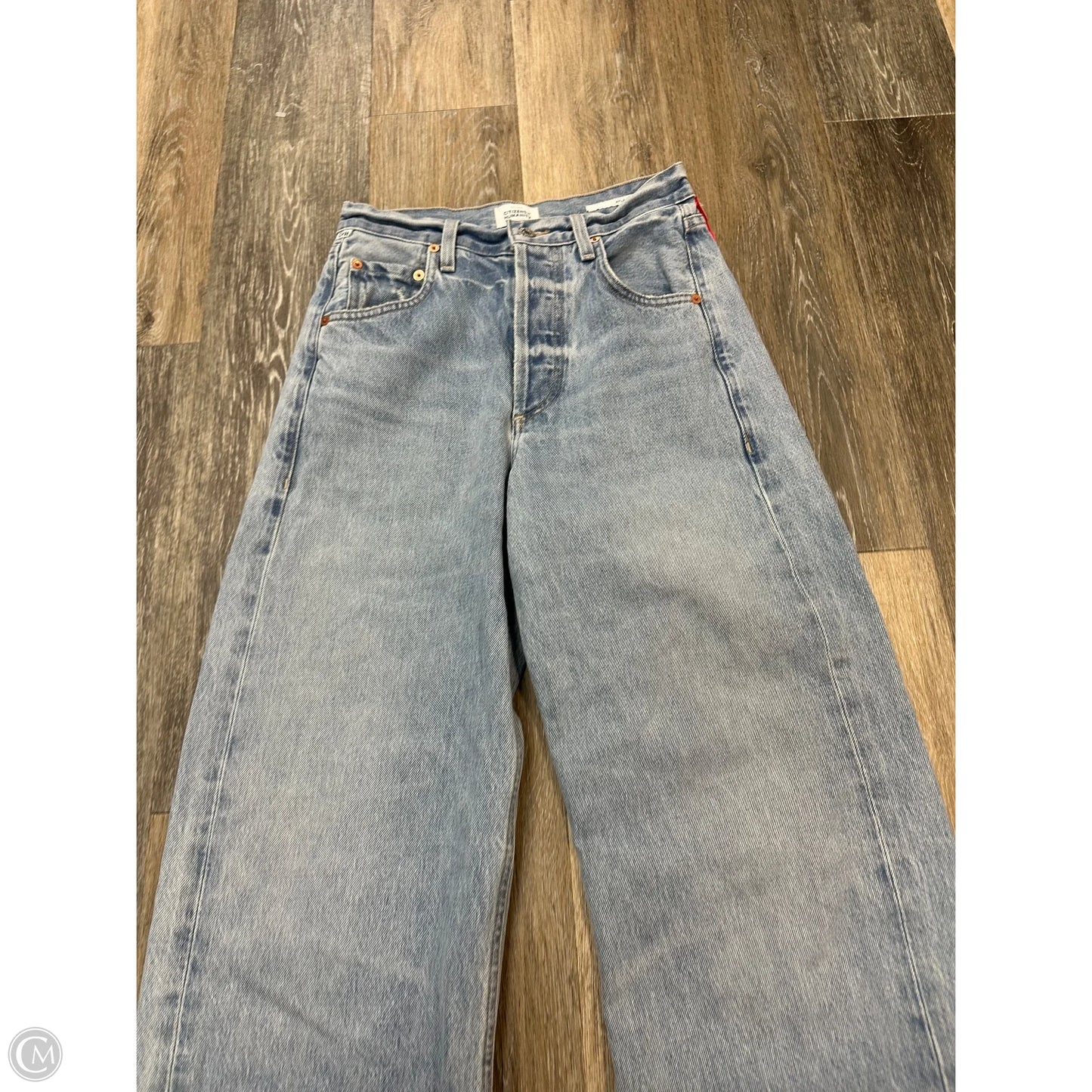 Jeans Straight By Citizens Of Humanity In Blue Denim, Size: 0