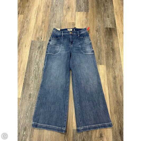 Jeans Wide Leg By Kut In Blue Denim, Size: 4