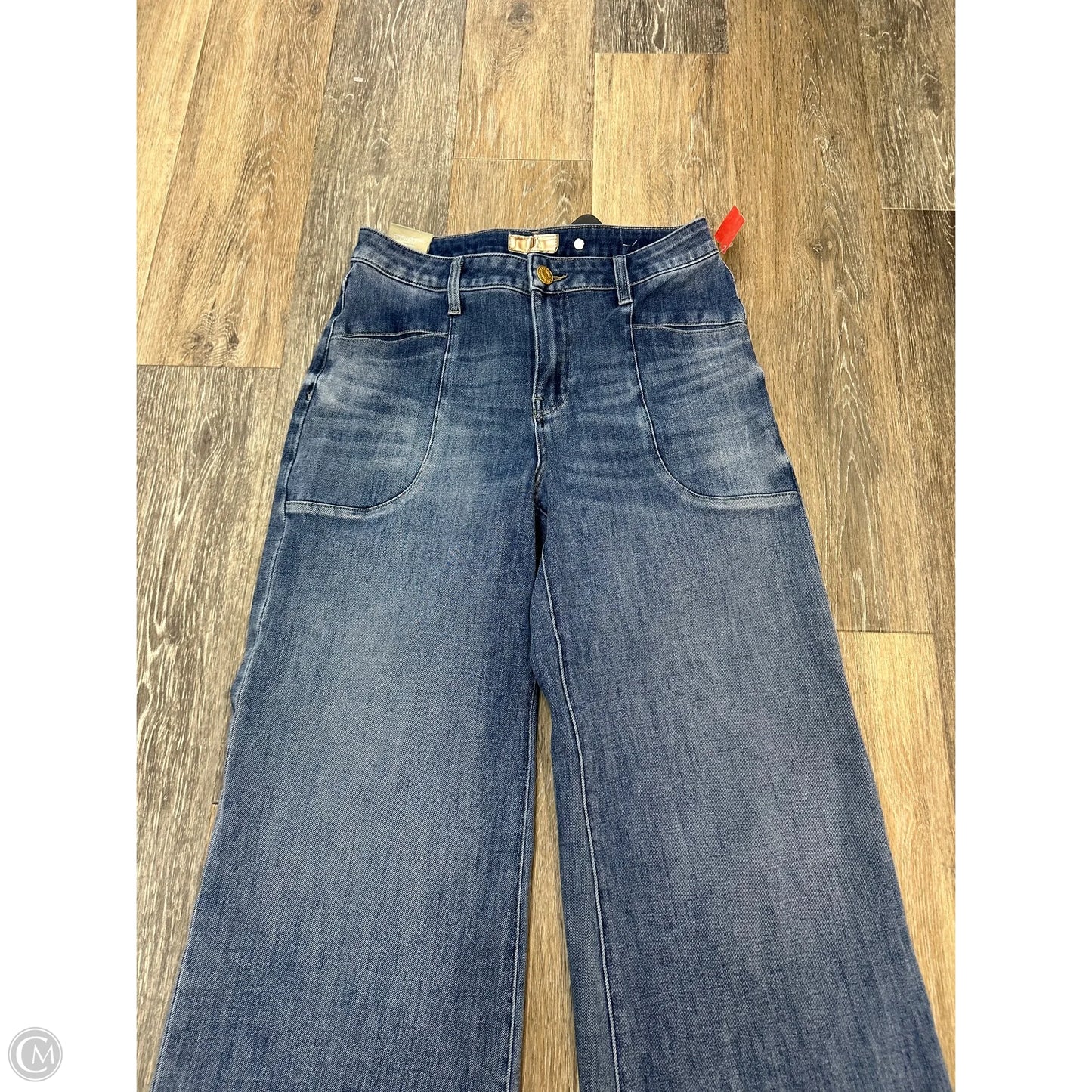 Jeans Wide Leg By Kut In Blue Denim, Size: 4
