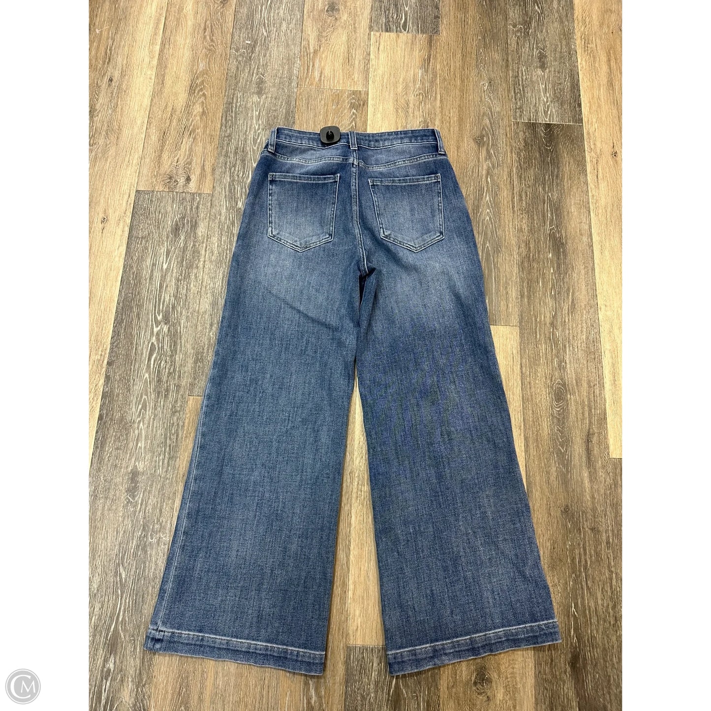 Jeans Wide Leg By Kut In Blue Denim, Size: 4