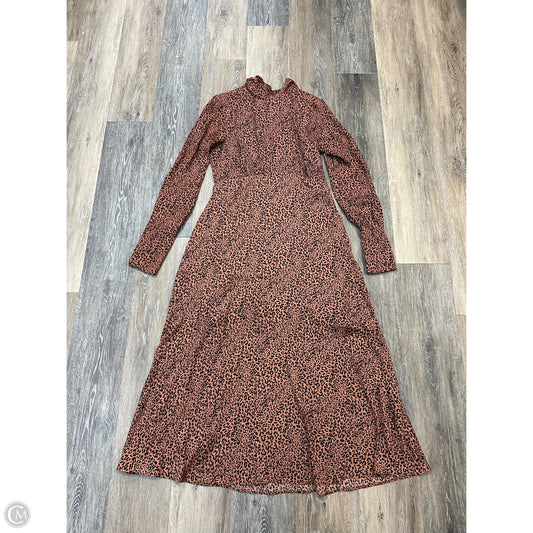 Dress Casual Maxi By Free People In Animal Print, Size: 6