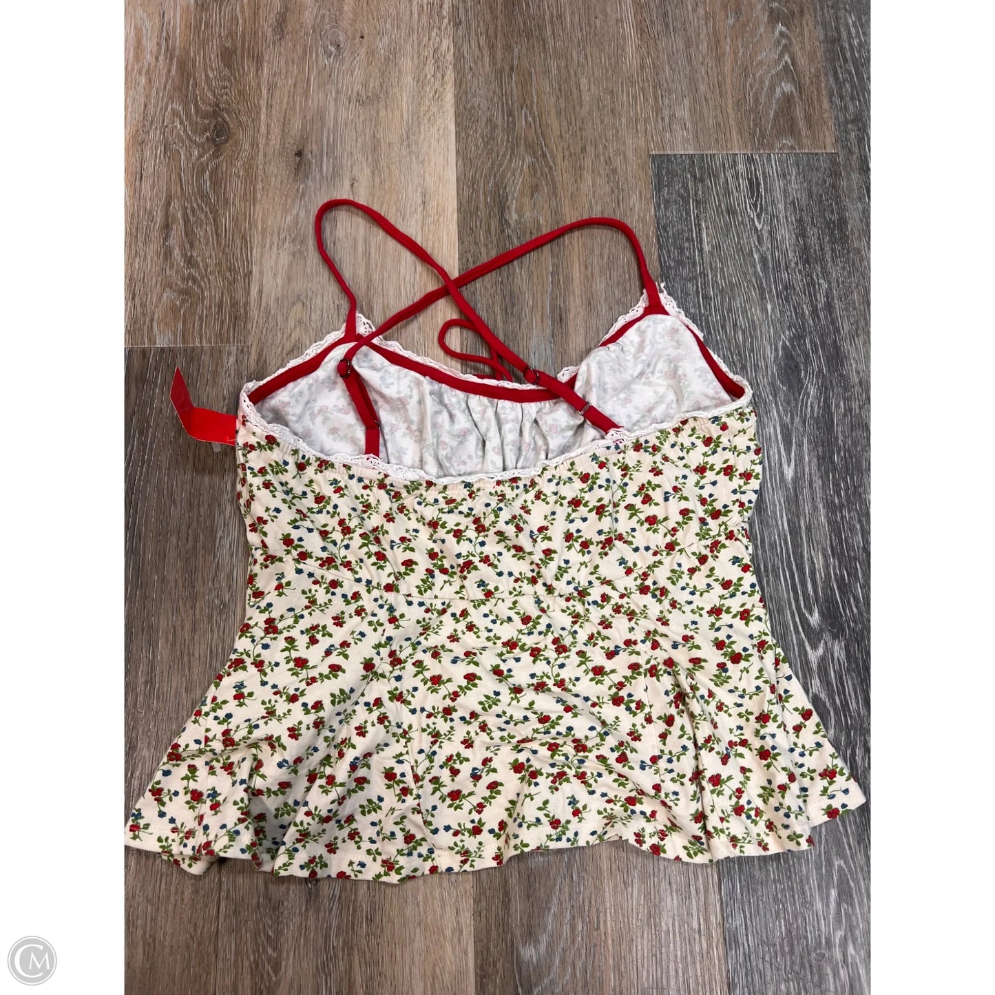 Tank Top By Free People In Floral Print, Size: M