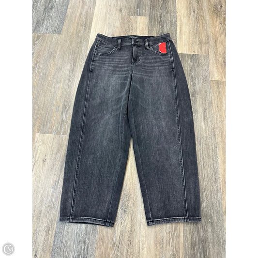 Jeans Straight By Liverpool In Grey Denim, Size: 4