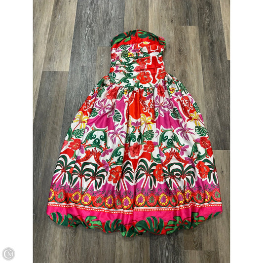 Dress Party Midi By Ciebon In Floral Print, Size: Xs