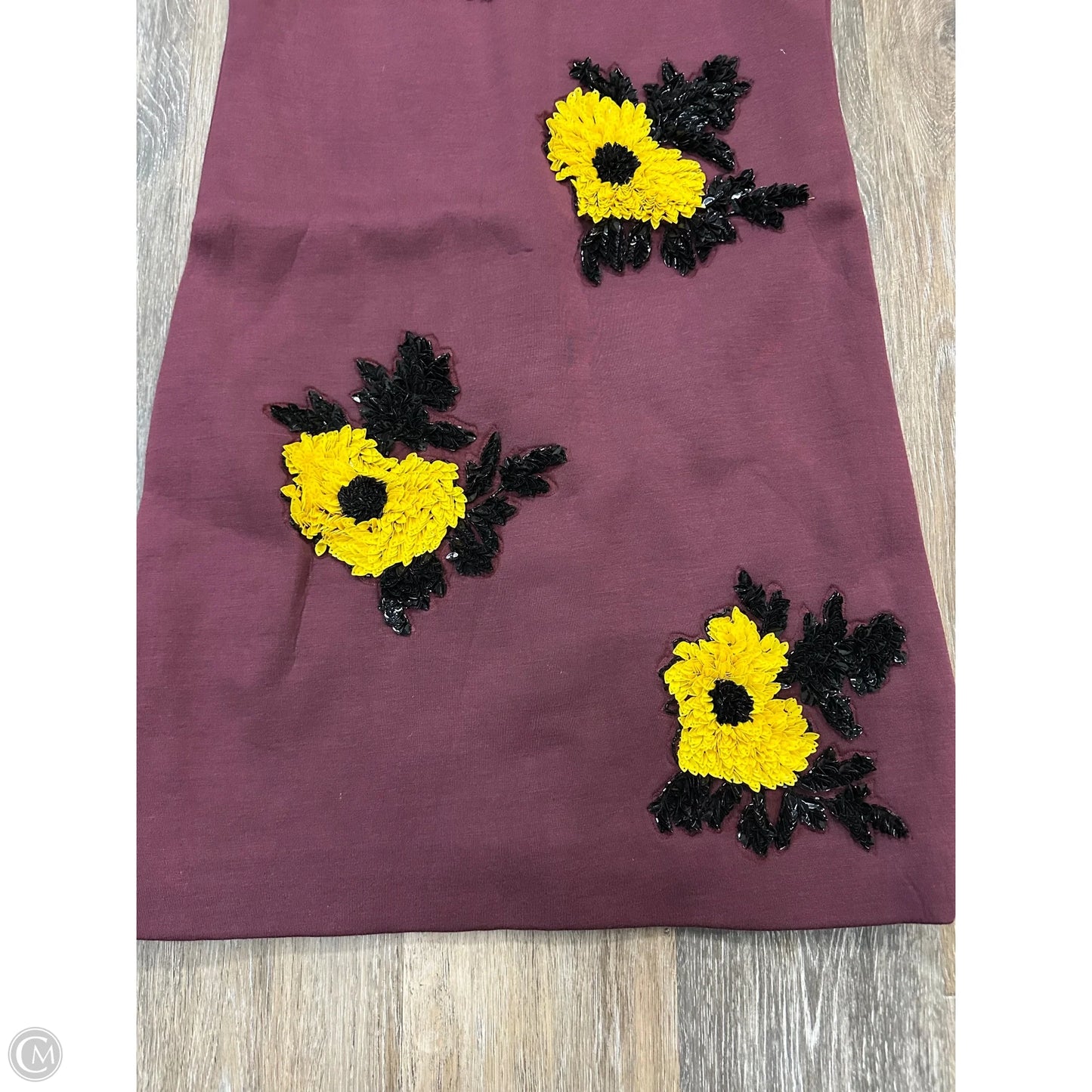 Dress Party Short By Anthropologie In Maroon, Size: Xs