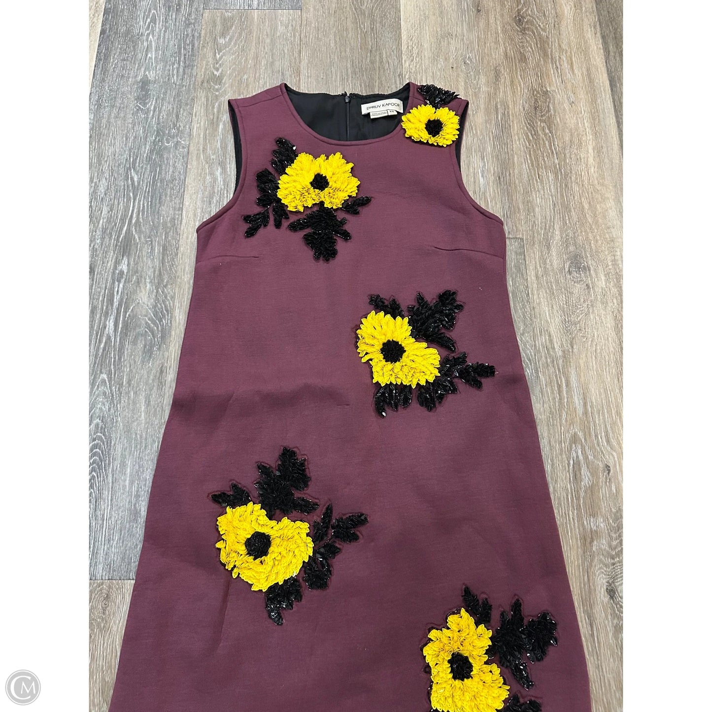 Dress Party Short By Anthropologie In Maroon, Size: Xs