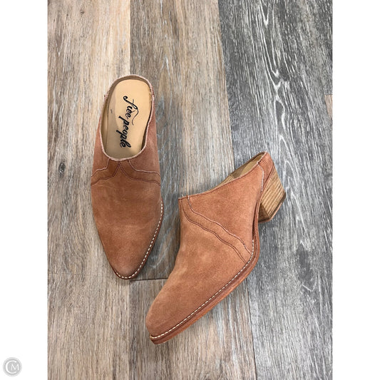 Shoes Heels Block By Free People In Tan, Size: 7