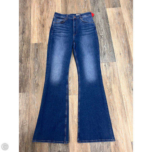Jeans Boot Cut By Rag And Bone In Blue Denim, Size: 10/30