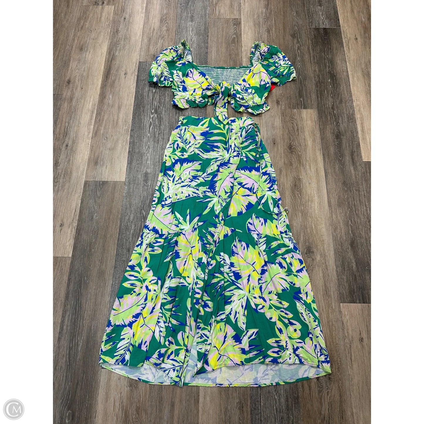 Skirt Set 2pc By Maaji In Green, Size: L