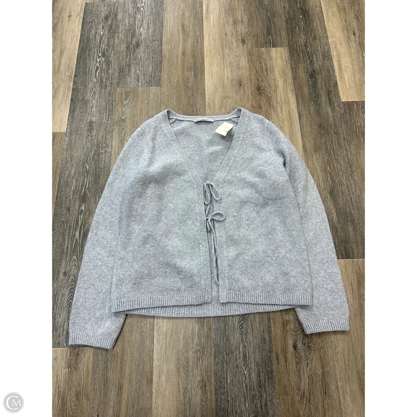 Sweater Cardigan By Abercrombie And Fitch In Blue, Size: Xl